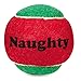 Zanies Naughty or Nice Tennis Balls (Pack of 6)
