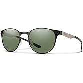 Smith Eastbank Metal Active Sunglasses - Matte Black/Silver | Chromapop Polarized Gray Green
