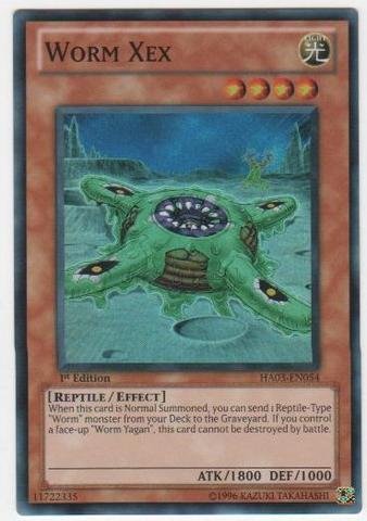 Yu-Gi-Oh! - Worm Xex (HA03-EN054) - Hidden Arsenal 3 - Unlimited Edition - Super Rare