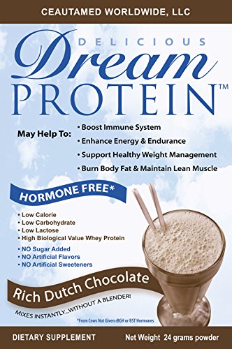 Dream Protein Whey Protein Powder, Rich Dutch Chocolate, 720 Gram