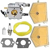 Butom 503281504 Carburetor With Air Filter Tune Up Kit For Husqvarna 51 55 Chainsaw WT-170-1 WT-170
