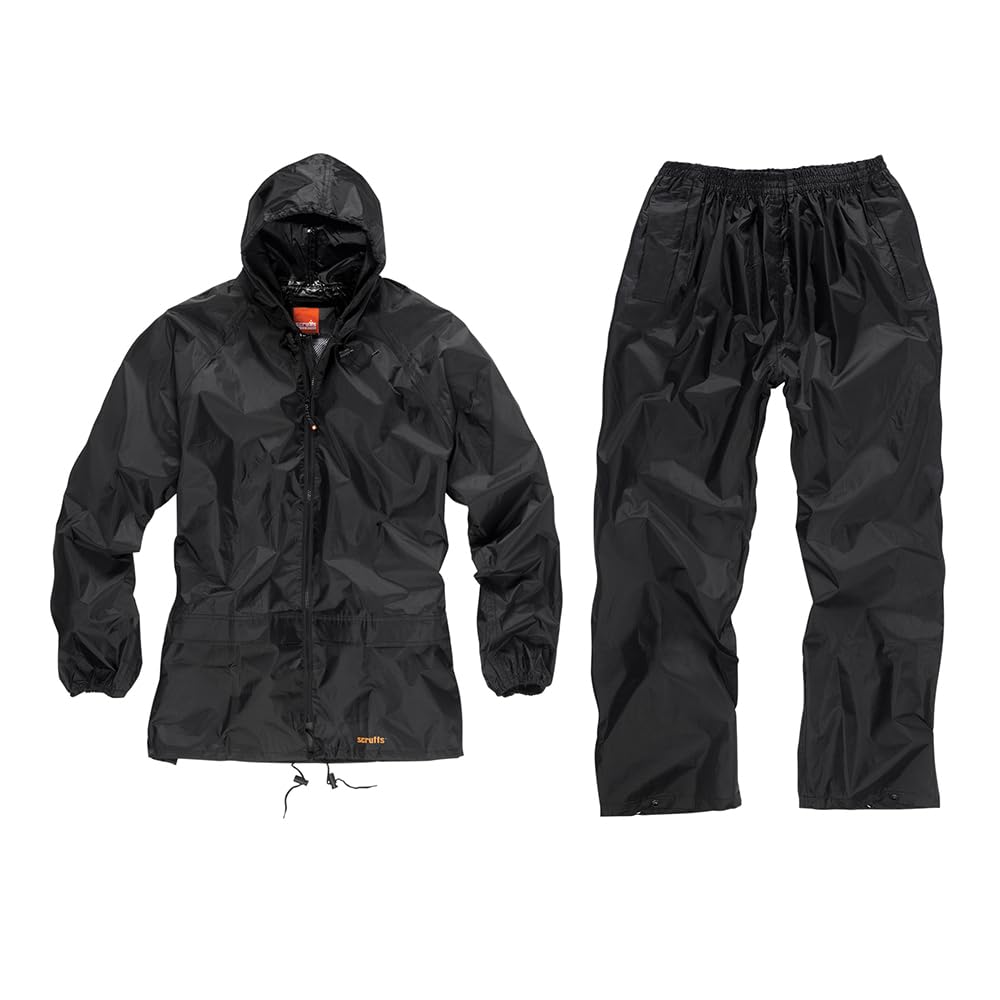 Scruffs T54560 2-Piece Waterproof Suit Black XL