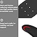 Massaging Gel Insoles Replace for Ultimate Comfort Cut-to-Size Massaging Gel Orthotics Insoles Suitable for Sore Feet Relief, Shock Absorption, Running/Hiking. (L:8-10.5Mens/10-12.5Womens)