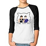 ZQND You Two Cats Three-quarters Sleeves Raglan T Shirt For Woman