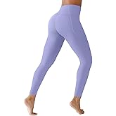BRXL Butt Lifting Workout Leggings for Women Tummy Control Pockets 7/8 Length 25" No Front Seam High Waist Gym
