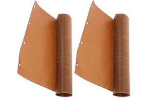 HOMOCONO 2pcs Reusable High-Temperature Pizza Peel Cloth Non-Stick Baking Sheet Oven Liner for Sliding Pizza