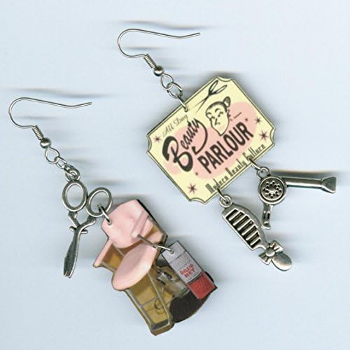 Hair Stylist Beauty salon Earrings blow dryer hairdresser gift