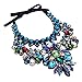 Holylove Large Women Statement Necklace Stylish Ribbon Jewelry with Gift Box for Event Party Shopping Night Out