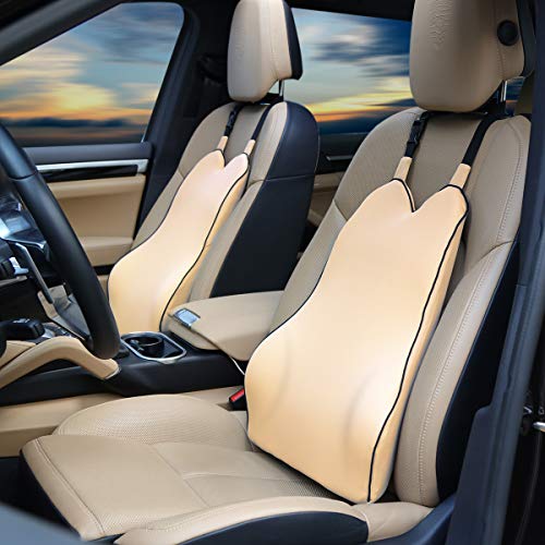 Anyshock Lumbar Support Pillow Memory Foam Back Cushion Car