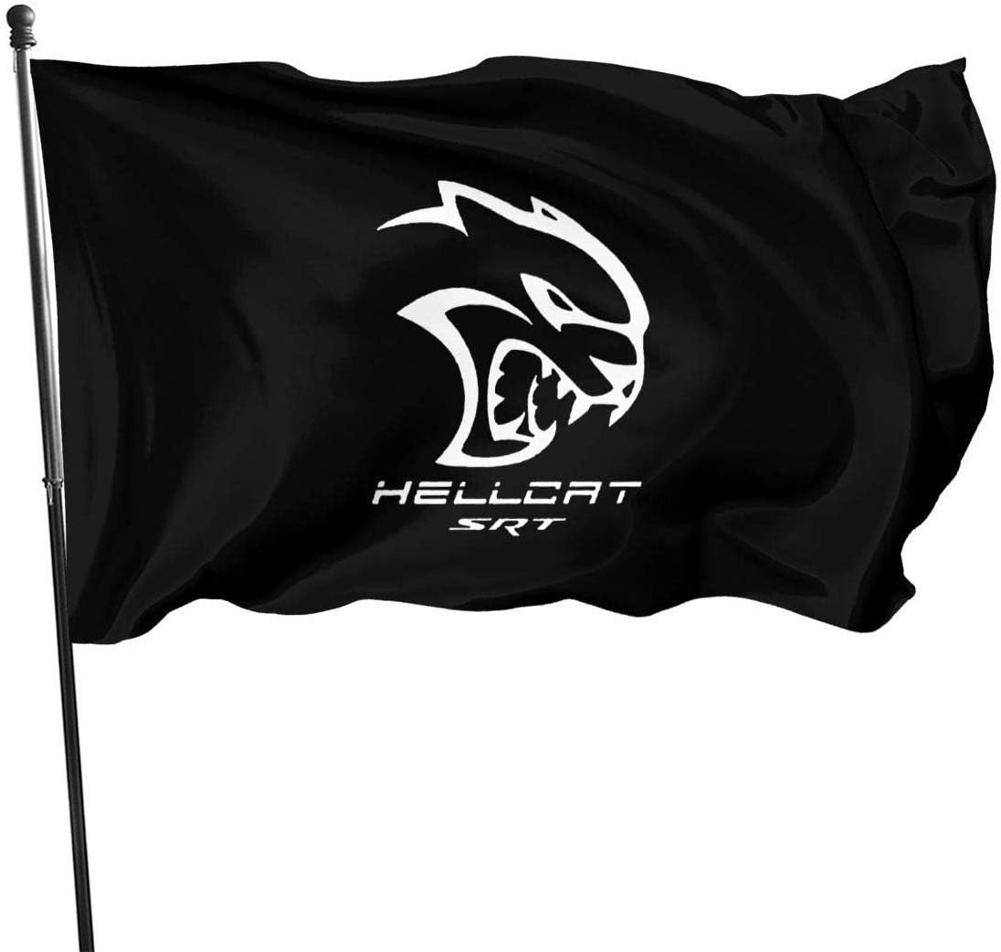 Garden Flag, Patry Flag, Outdoor Flag, Hellcat SRT Flag - 3x5 Feet Durable 100% Polyester Flags (3'X5' Ft Foot)