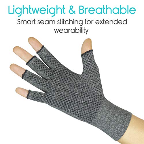 Vive Arthritis Gloves with Grips Men & Women Textured Fingerless