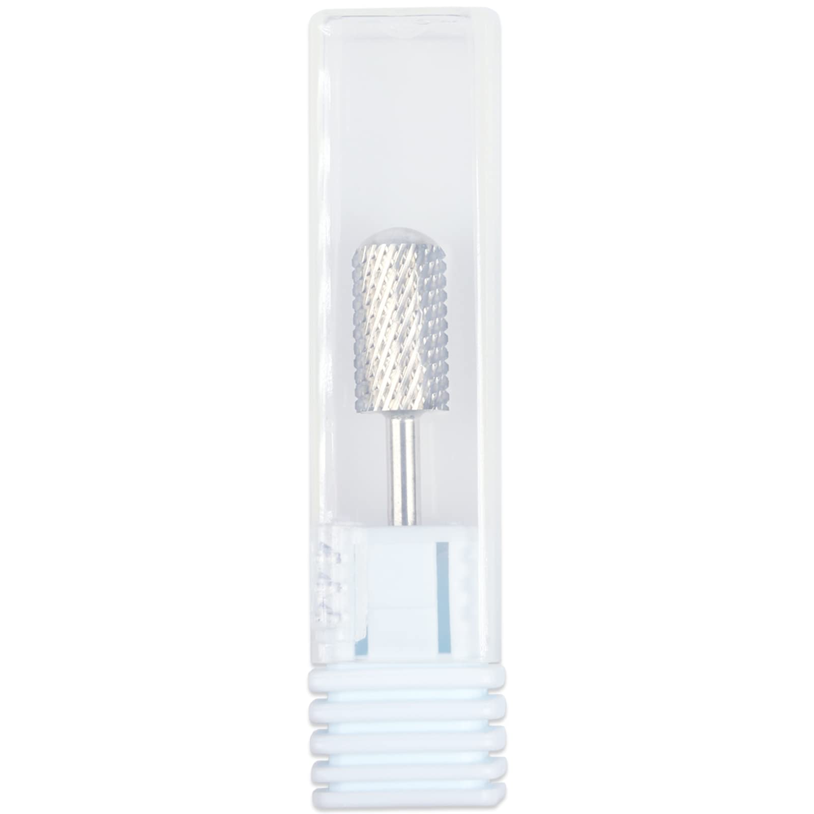 PANA 3/32" Smooth Round Top Safety Carbide Nail Drill Bit for Gel Polish & Acrylic Removal Nail Salon Manicure Pedicure Electric File Tools (Large Barrel - Silver, Coarse) - Image 7