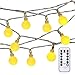 LUCKLED Battery Powered Dimmable Globe String Lights, 17.4 ft 50 LED Decorative Christmas Lights for Home, Garden, Patio, Lawn, Party and Holiday Decorations (Warm White)