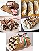 YsesoAi Set of 12 Stainless Steel Cannoli Form Tubes, Cream Roll Mold, Non-stick Coating, Diagonal Shaped - 5 inch