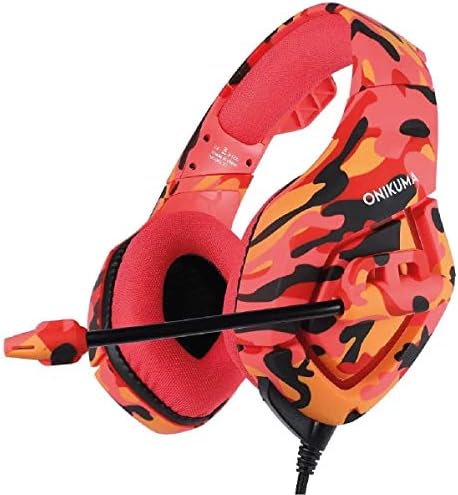 onikuma k1 stereo bass surround gaming headset for ps4 new xbox one pc with mic