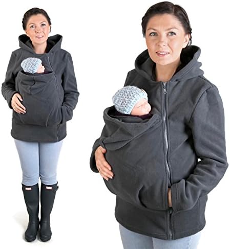 FUN2BEMUM Baby Carrier Cover Babywearing Polar Fleece Jacket Hoodie Sweatshirt