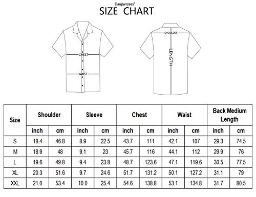 Daupanzees Mens Party Celebration Dress Shirts Short Sleeve Luxury Print Classic Modern Fit Fashion Unique Revel Birthday Button Down Shirts Sliver