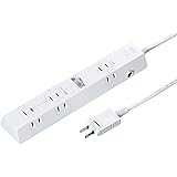 サンワサプライ 電源タップ 9個口 ACアダプタ対応 TAP-B40W