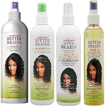Buy Better Braids Medicated 4pcs Big Bumbo Braid Spray Leave In