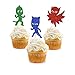 Cupcake Toppers Party Supplies Kids Birthday Cake Picks Decorating 24pcs