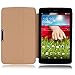 MoKo LG G Pad 7.0 Case - Slim Lightweight Smart Shell Stand Cover Case with Auto Wake / Sleep for LG G Pad V400 / V410 (LTE) / VK410 / UK410 / LK430 (G Pad F7.0) 7-Inch Tablet, Floral PURPLE