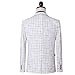 Men's Plaid Modern Fit 3-Piece Suit Blazer Jacket Tux Vest & Trousers