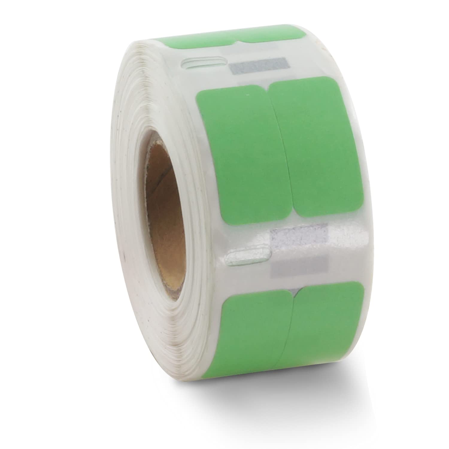 BETCKEY - 2 Rolls Green Small Multi-Purpose Labels Compatible with DYMO 11353(S0722530), 13mm x 25mm, 2000 Colored Labels Compatible with DYMO LabelWriter 450, 4XL, NOT Fit 550 or 5XL