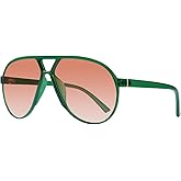 mosanana Trendy Aviator Oversized Sunglasses for Women Retro 70s Style MS52482