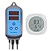 Inkbird Combo Bluetooth Wireless Temp/RH Magnetic Monitor Smart Sensor Data Logger + Temperature Humidity Controller Thermostat Hygrostat Thermometer Hygrometer (IBS-TH1 Plus + IHC-200)