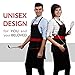 Klicook Kitchen Apron for Women and Men with Pockets/Guide Included on Cotton Canvas, Universal