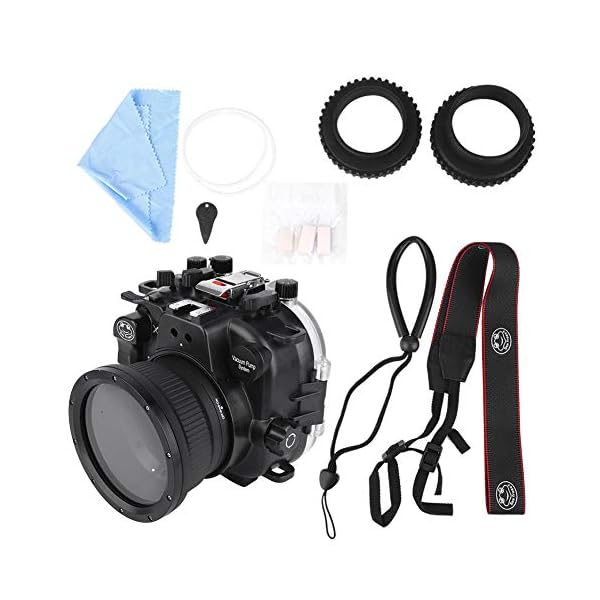 Vbestlife Unterwasserkamera Tauchen Gehäuse für Fuji X-T3,40M / 130ft wasserdichte spiegellose Kamera Gehäuse mit 16… – Bild 8