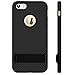 iPhone SE Case, JETech Slim-Fit iPhone SE 5s 5 Case Cover with Microfiber and Self Stand for Apple iPhone SE/5s/5 (Black) - 3440