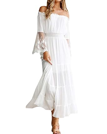white sundress long