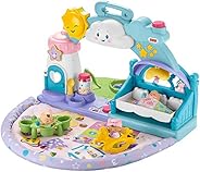 Fisher-Price Little People 123 Babies Playdate, Musical take-Along playset with Smart Stages for Toddlers and 