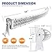 YITAMOTOR LED Light Bar 288W White 50 inches Curved Light Bar Off Road Light Spot Flood Combo Led Work Light with Wiring Harness Compatible for Pickup, Jeep, Ford, Truck, SUV, ATV, UTV, 4X4