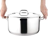Nisbets Stainless Steel 12L Stew Pan with Lid - Dishwasher Safe view 5