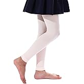 EVERSWE Girl's Microfiber Footless Tights, Ballet Dance Tights, Ultra Soft Leggings