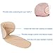 Heel Snugs,high Heel Pads,High Heel Liners,Anti Slip Heel Cushion Inserts,Ball of Foot Cushions,Insoles for High Heels,Blister Prevention & Improve Shoes Too Big (Fashion Beige&Quick-Dry Pure 4pcs)