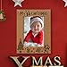 KATE POSH My 1st Christmas Picture Frame, My First, Baby's 1st Christmas, New Baby, Santa & Me Engraved Natural Wood Photo Frame (5x7-Vertical - Classic)