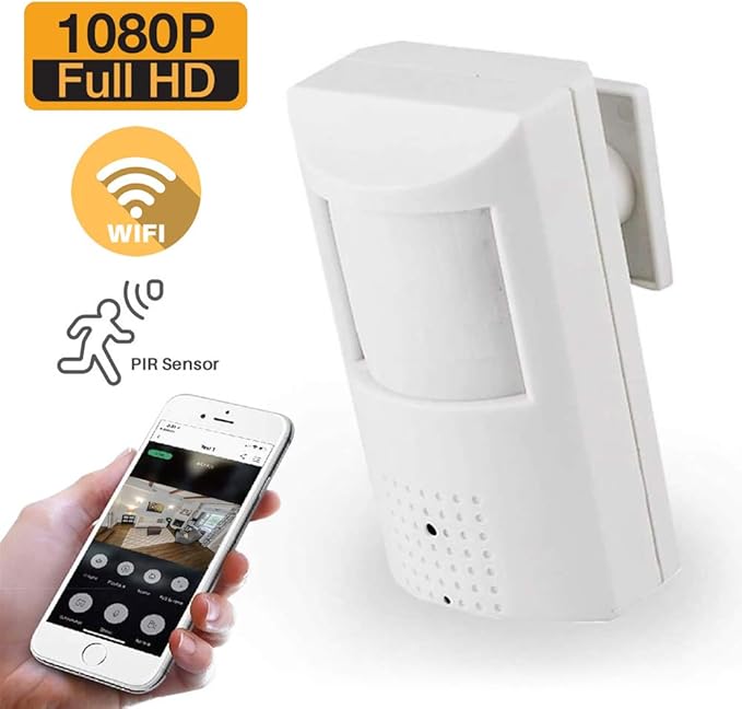 JUSTOP WIFI Spy Security Camera 1080P Full HD PIR Motion Sensor Built