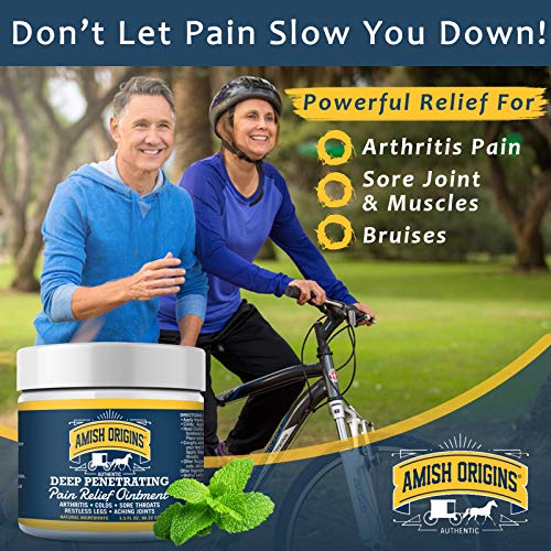 Amish Origins Deep Pain Relief Ointment 3.5 oz Medicated