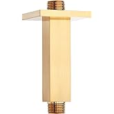 Signature Hardware 480181 12" Square Ceiling Mounted Shower Arm and Flange