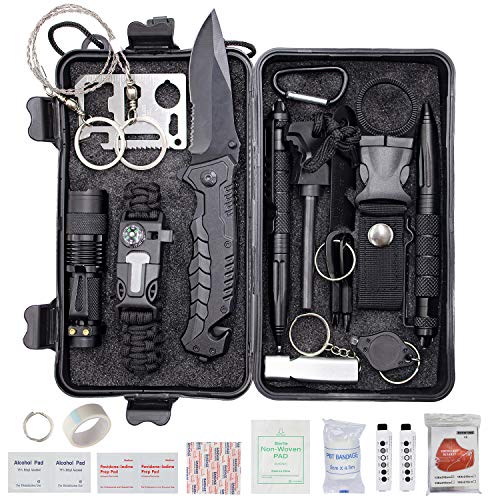 ProCase Survival Kit 40 in 1, Survival Gear Gifts for Father Men