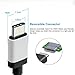 USB C, iOrange-E Type C 6.6 Ft USB C to USB Braided Cable for Samsung Galaxy S8, Pixel, LG G5, Nexus 5X, Nexus 6P, OnePlus 2, Nokia N1, Nintendo Switch and More USB C Ports, Silver