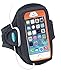 Tune Belt Armband for iPhone SE (1st Generation 2016) and iPhone 5s 5 5c 4S 4 with OtterBox Defender, Commuter or Other Large Case - for Running & Working Out - Sweat-Resistant Black