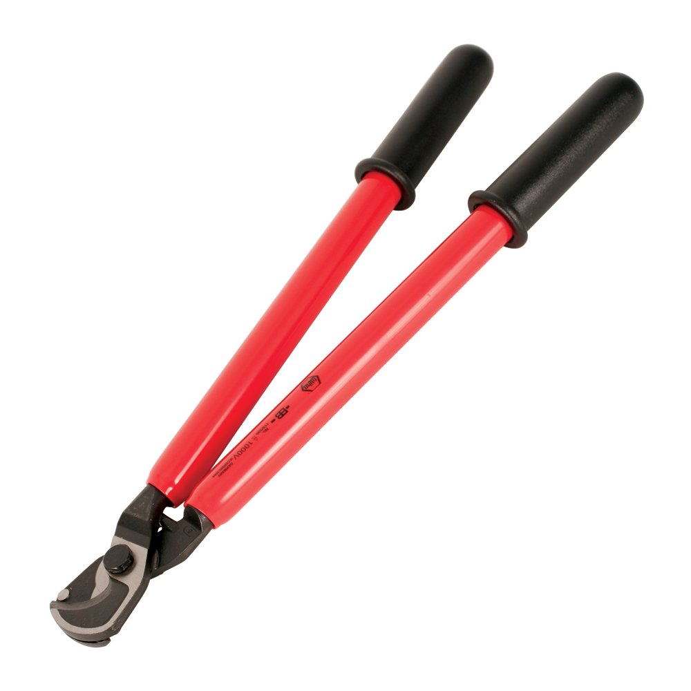 Wiha 11950 19.6Inch Cable Cutter with Insulated Handle Wire Cutters