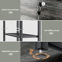 Homieasy Vertical Filing Cabinet with Lock