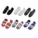 Super Soft Warm Microfiber Travel Sock Footsie Slipper - Low Cuff - 3 Pairs