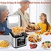 CUSIMAX-25L-Deep-Fat-Fryer-1200W-Touchscreen-Compact-Deep-Fryer-with-Timer-and-Temperature-Control-Stainless-Steel-Basket-and-Viewing-Window-Removable-Lid-Non-Stick-Oil-Tank-SilverBlack CUSIMAX 2.5L Deep Fat Fryer, 1200W Touchscreen Compact Deep Fryer with Timer and Temperature Control, Stainless Steel…