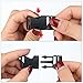 Coopay 15 Pack Plastic Buckle Adjustable Quick Side Release Buckles Replacement for Webbing Strap Pet Collar Backpack Luggage Strap Repair (5/8 Inch, Black)